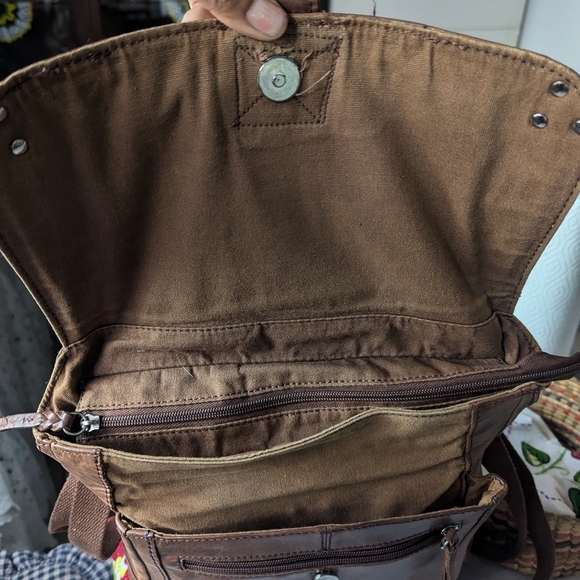 The Sak  Backpack Brown Leather Men's Bag - Picture 6 of 7